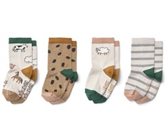 Liewood farm/sandy socks Silas (4-pack)